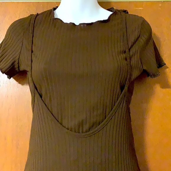 Chocolate Ribbed Two Piece Set 🤎 - Picture 3 of 5